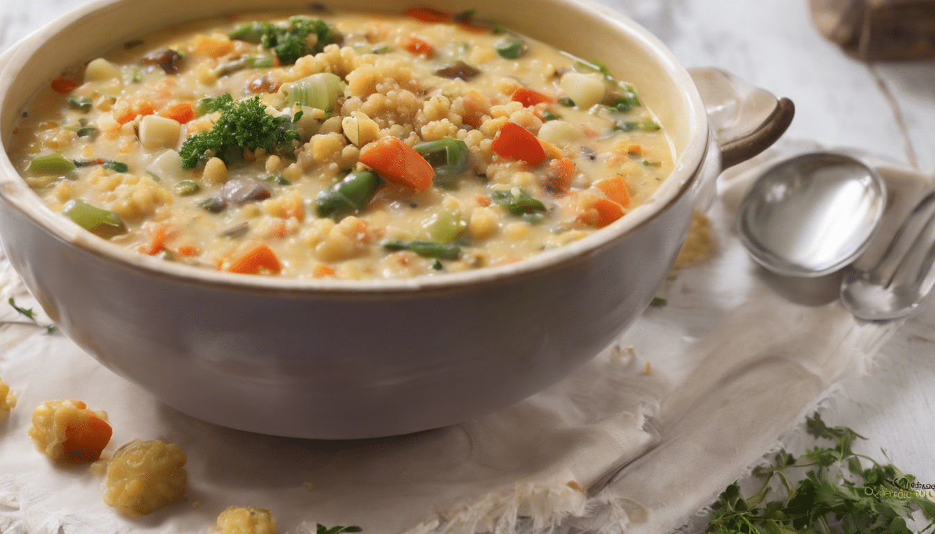 Vegan Quinoa and Vegetable Chowder