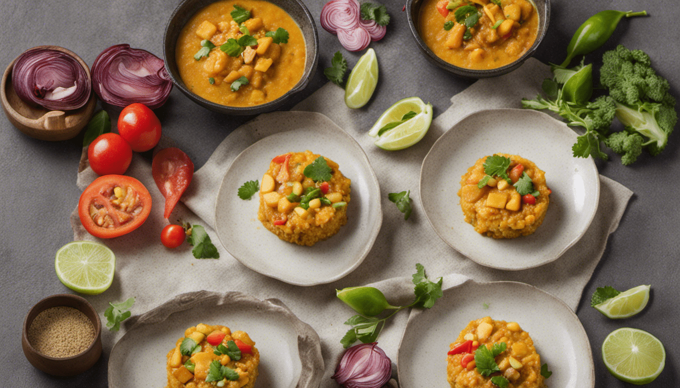 Vegan Rice Cake in Vegetable Curry