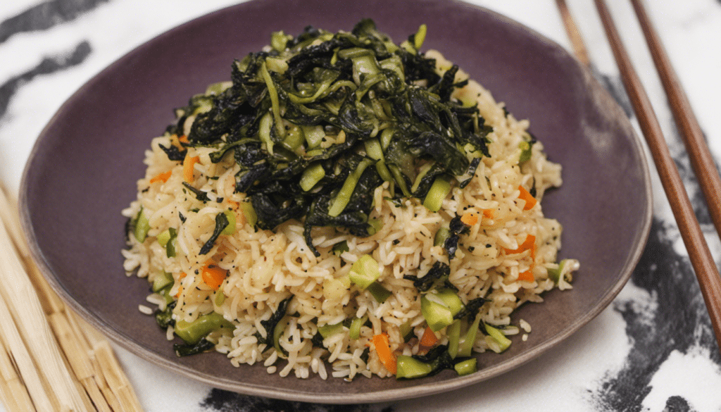 Vegan Seaweed Fried Rice