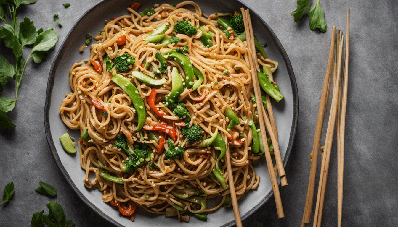 Vegan Stir Fried Noodles - Your Gourmet Guru