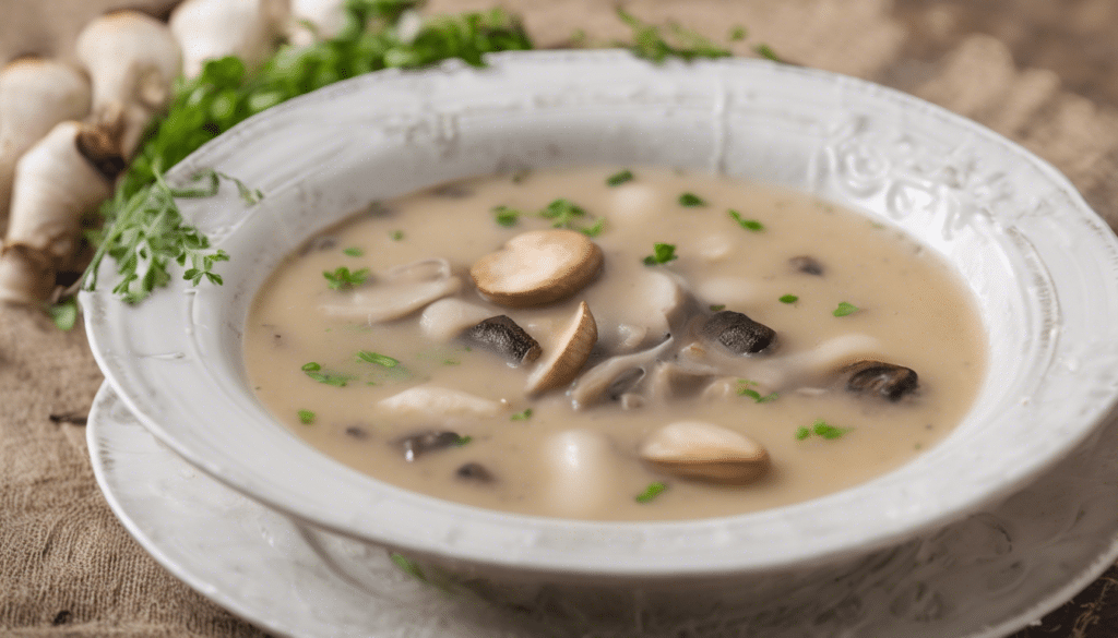 Vegan Straw Mushroom Soup