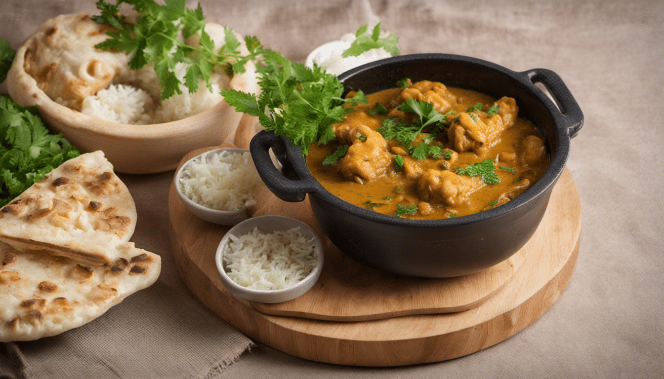 Vegetable Fern and Chicken Curry