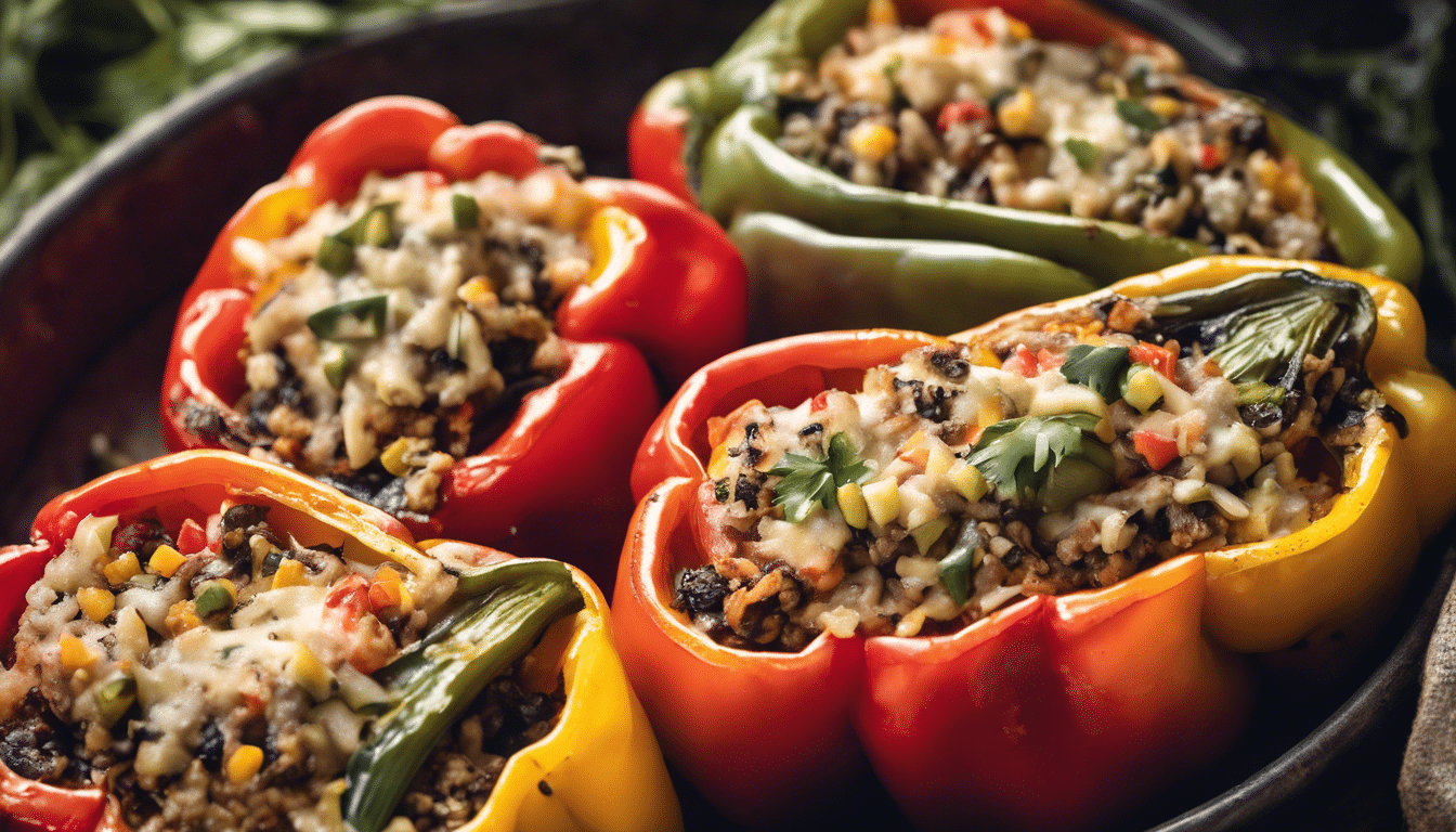 Vegetable Hummingbird Stuffed Peppers