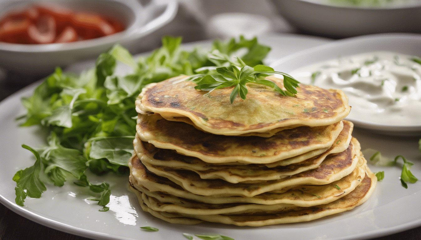 Vegetable-Pancakes-with-Sour-Cream