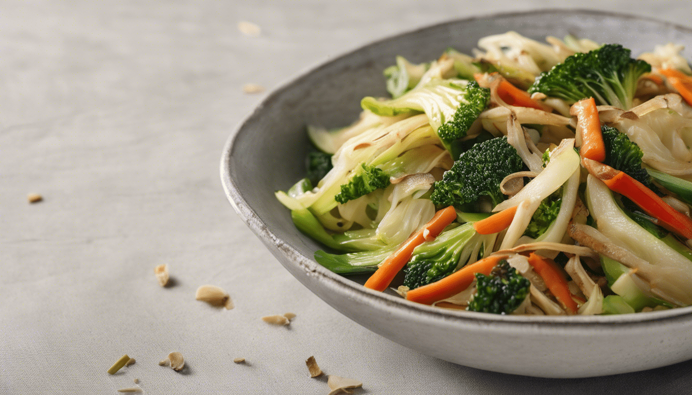 Vegetable Stir Fry with Cabbage