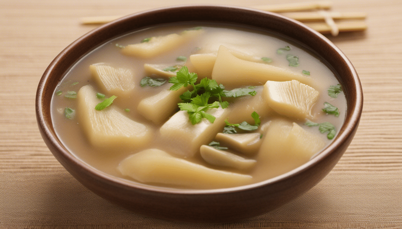 Vegetarian Bamboo Shoot Soup