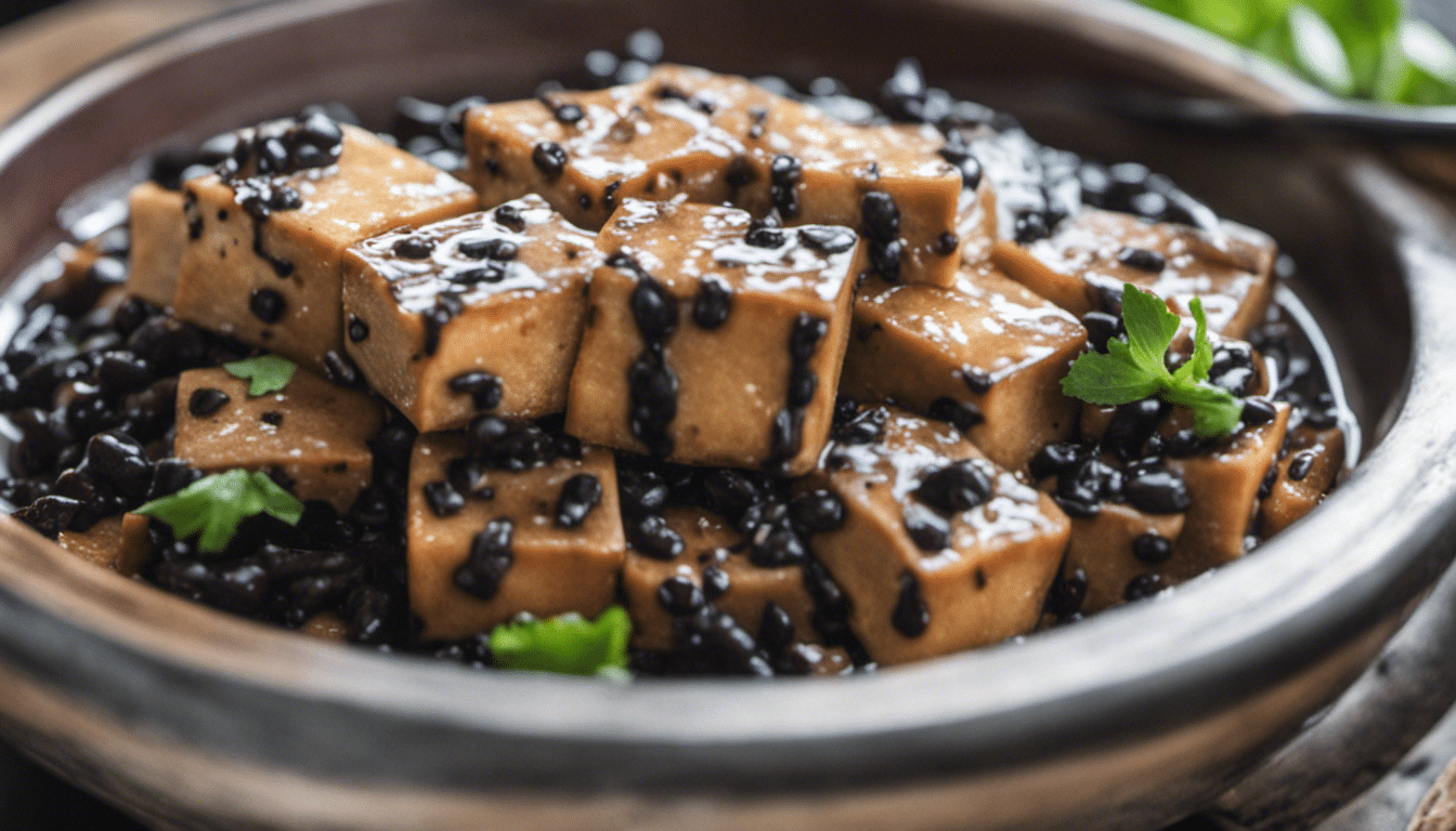 Vegetarian Fermented Black Bean Tofu