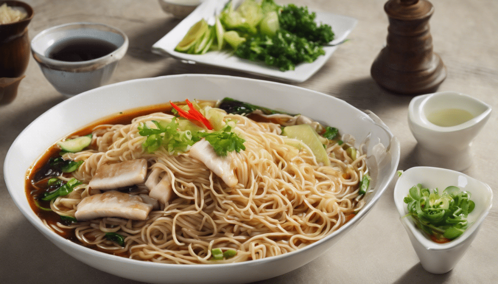 Vegetarian Fish Sauce Noodles