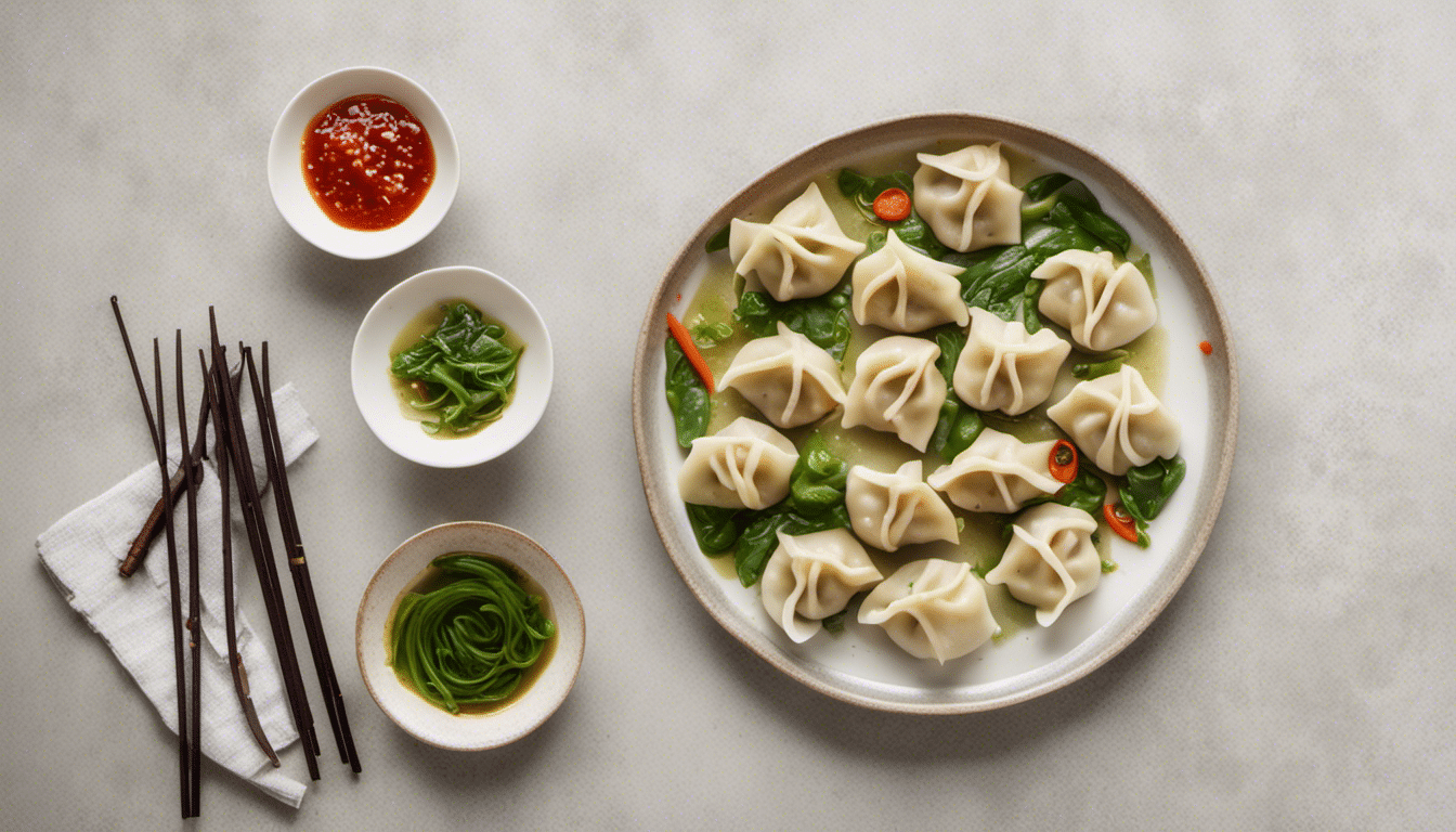 Vegetarian Four Happiness Dumplings