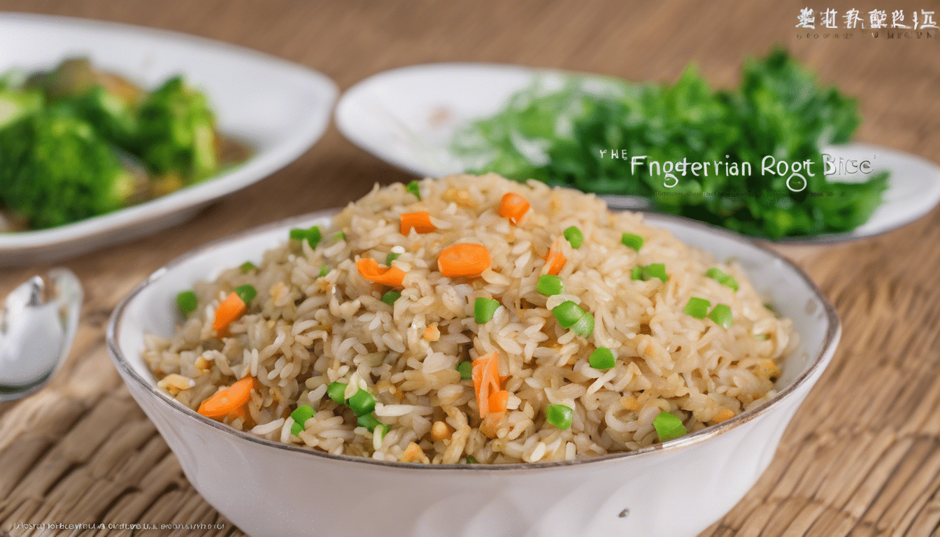 Delicious Vegetarian Fried Rice with Fingerroot and Soy Sauce
