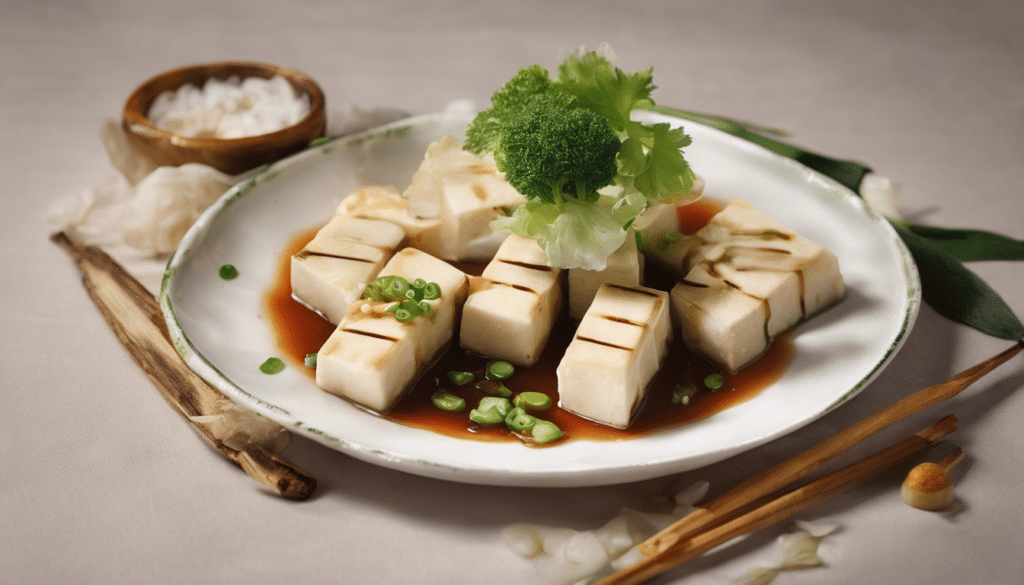 Vegetarian Ice Flower Tofu