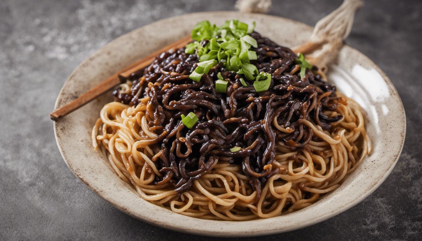 Vegetarian Jajangmyeon