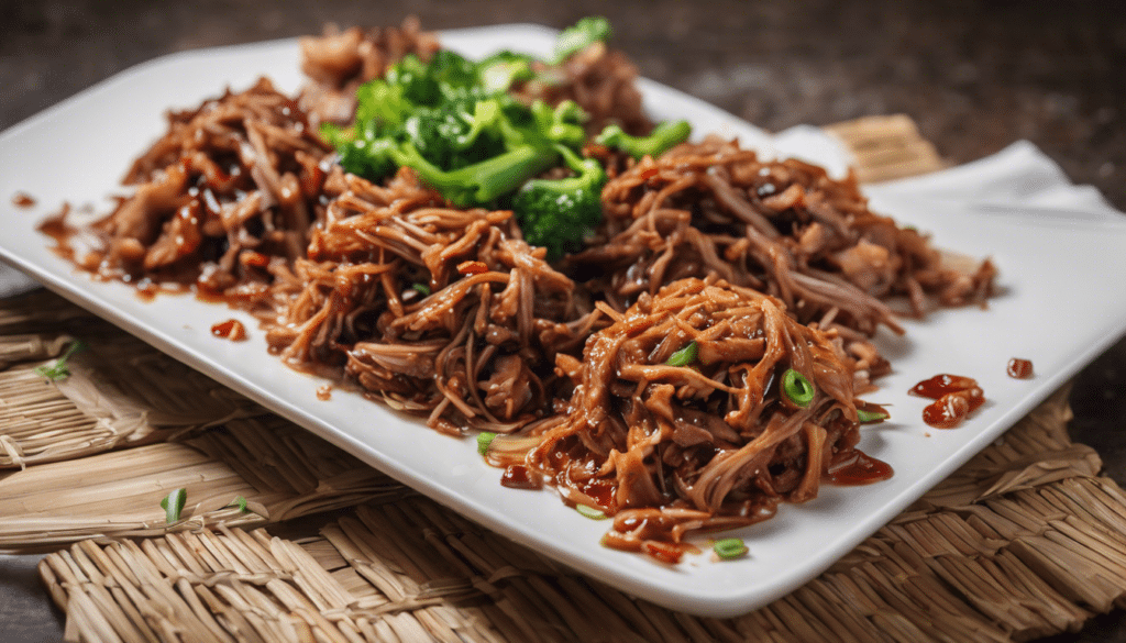 Vegetarian Shredded Peking Pork