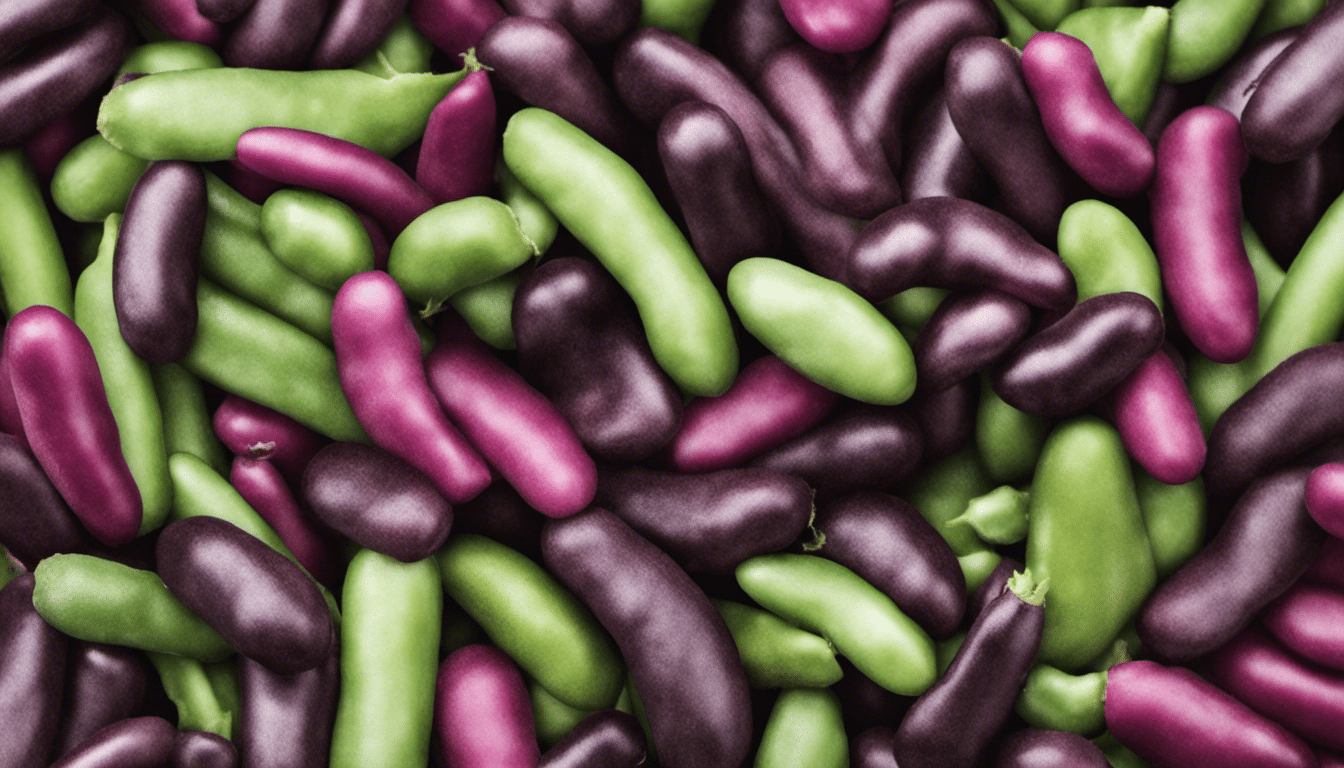 A beautiful image of Velvet Beans.
