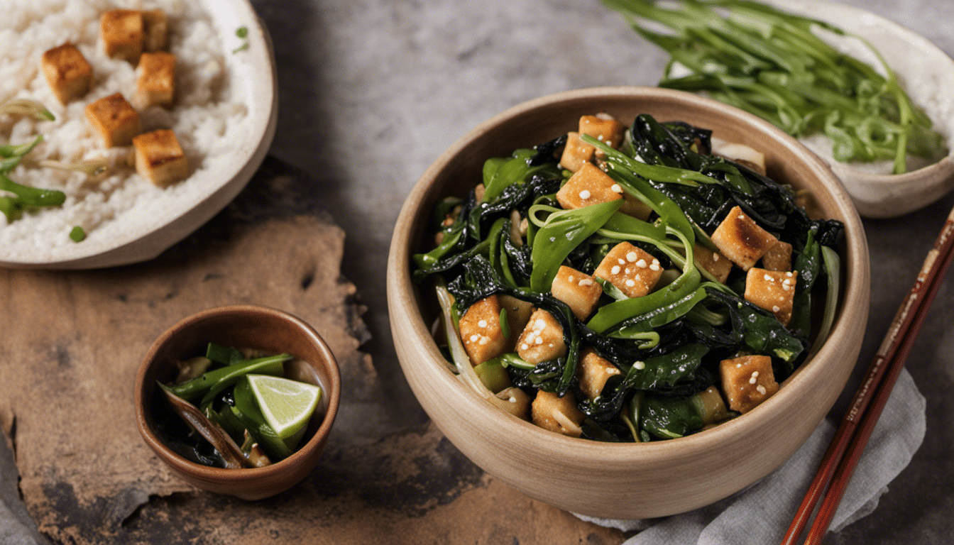 Wakame and Tofu Stir Fry