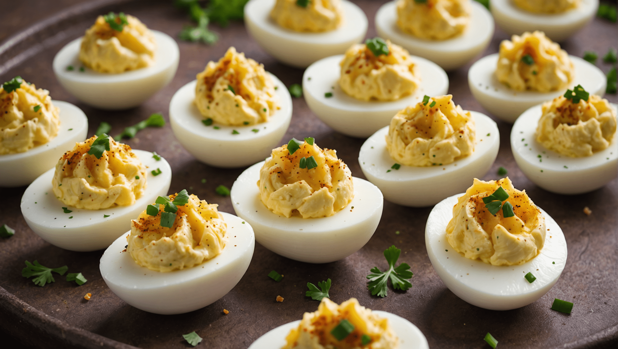 Walla Walla Sweet Onion Deviled Eggs