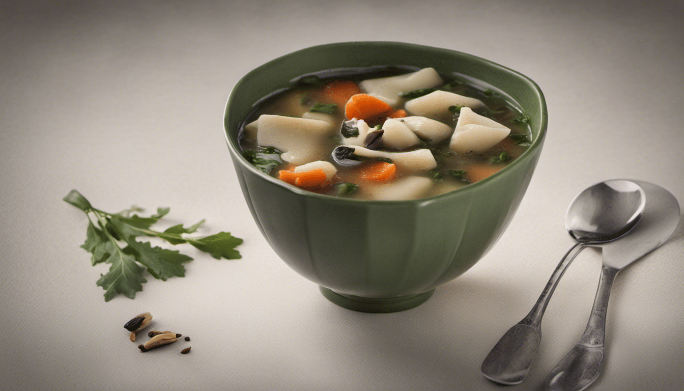 Delicious and healthy water caltrop soup