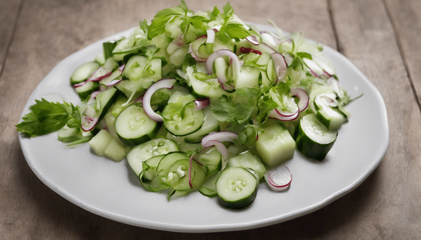 Water-Pepper and Cucumber Salad