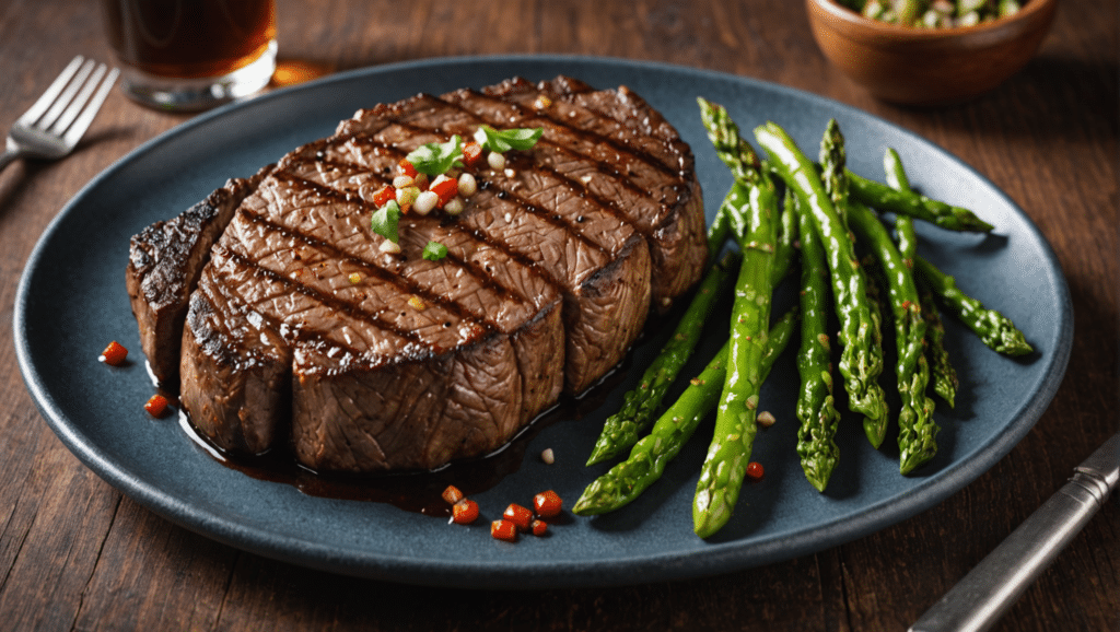 Water pepper Spiced Grilled Steak