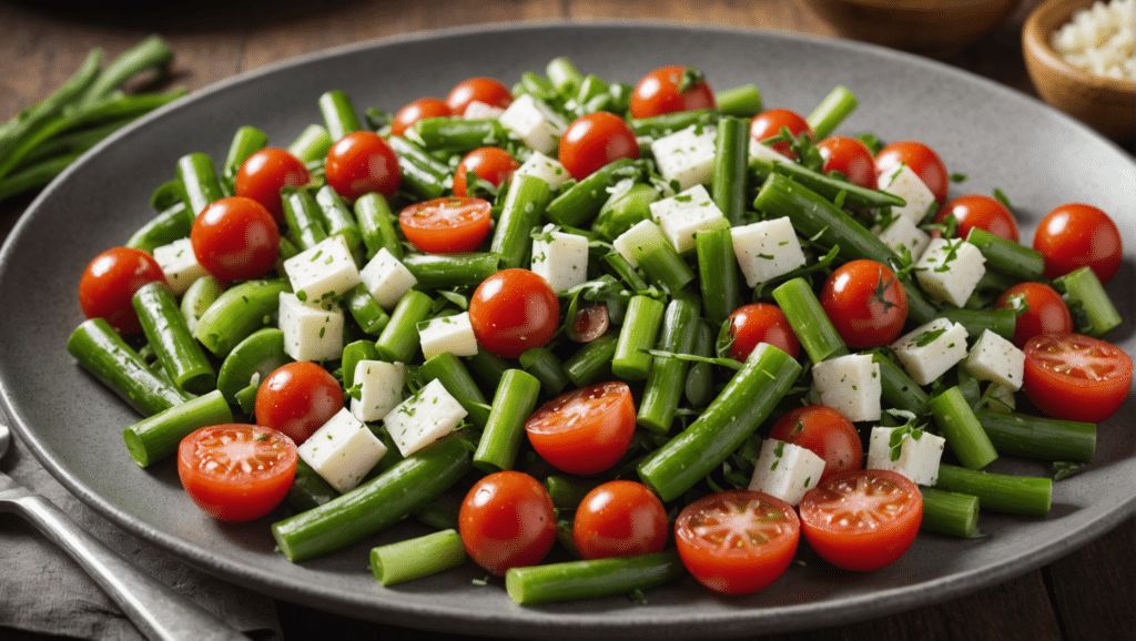 Welsh Onion and Tomato Salad