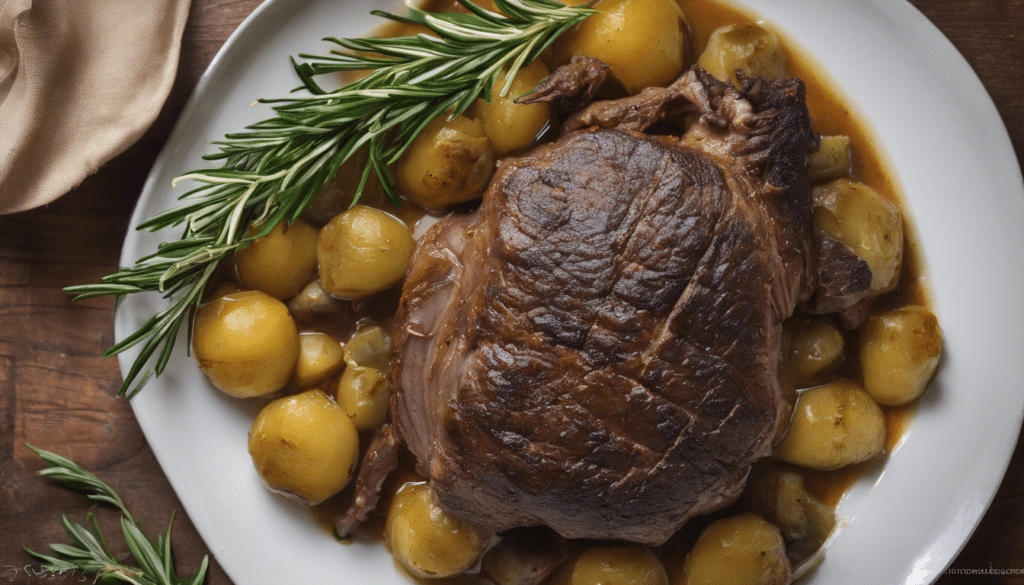 West Indian Bay Leaf and Rosemary Roast Lamb