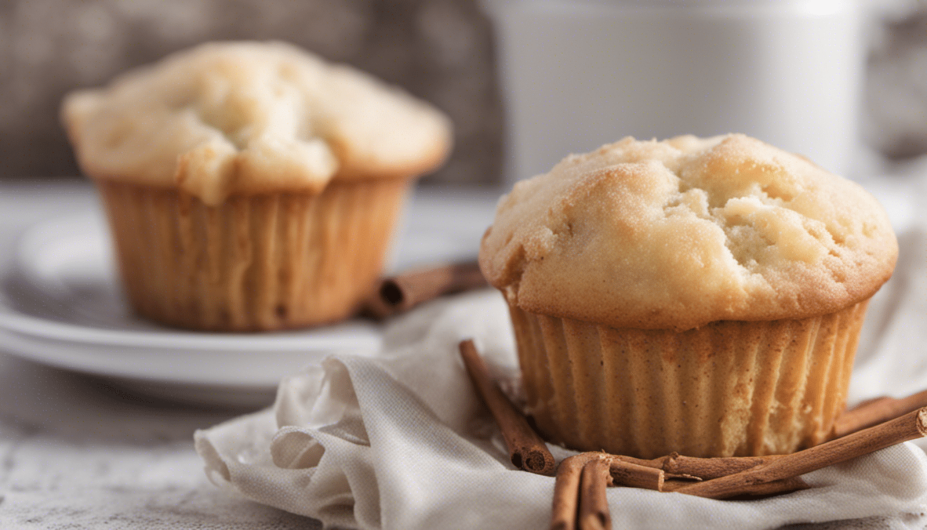 White Cinnamon Vanilla Muffins