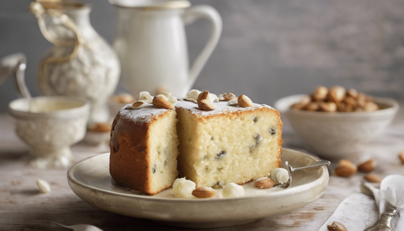White Currant and Almond Cake