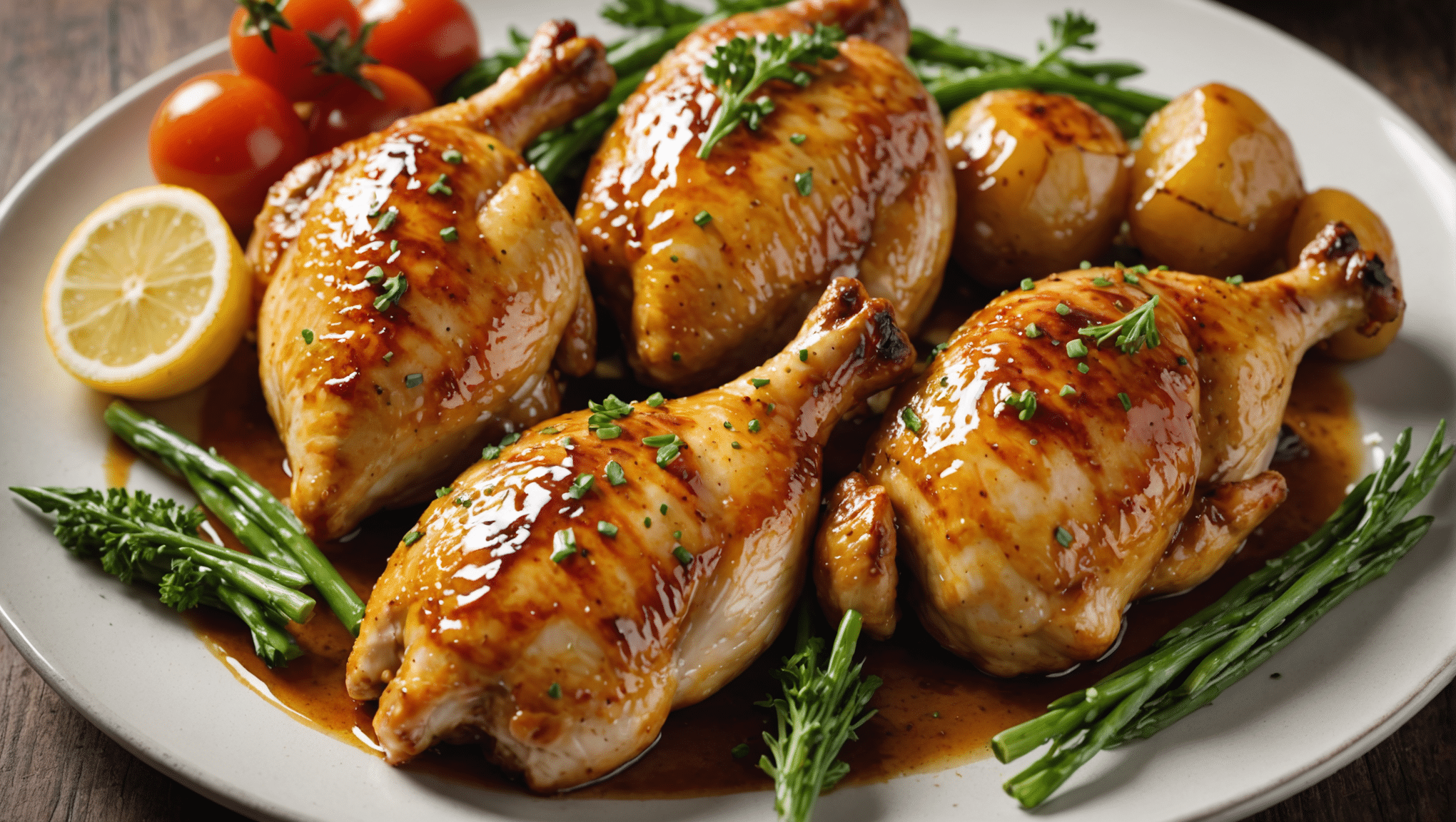 White Mustard and Honey Glazed Chicken