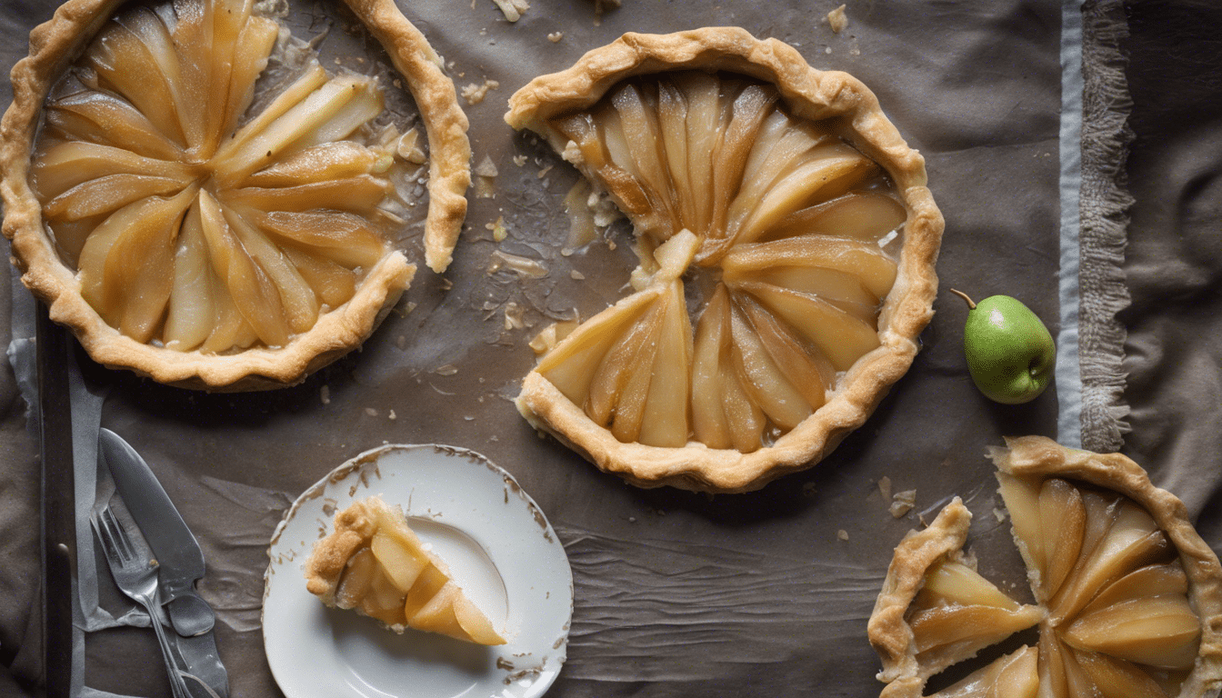 White Sapote and Pear Tart