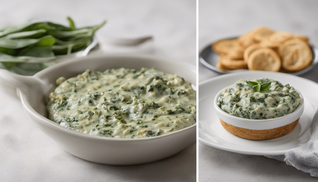 Wild Leek and Spinach Dip