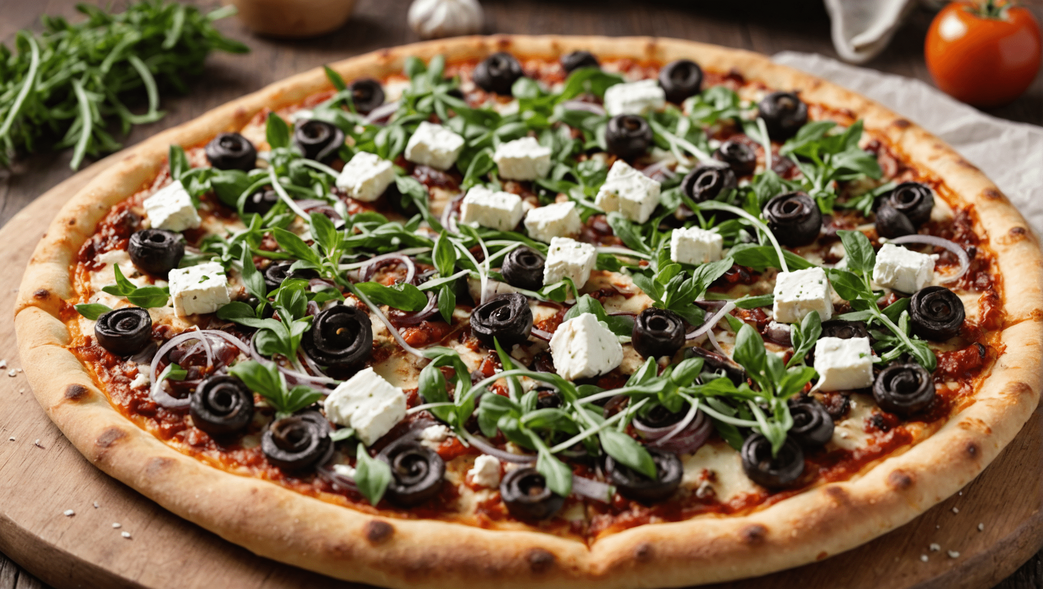 Wild Thyme and Goat Cheese Pizza