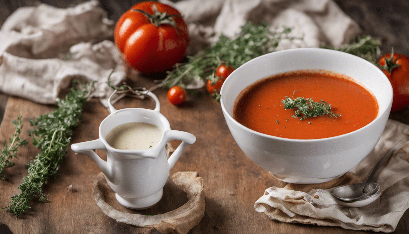 Wild Thyme and Tomato Soup