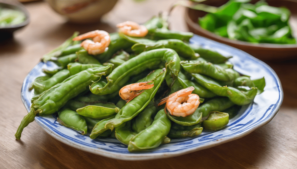 Winged Beans with Shrimp Paste