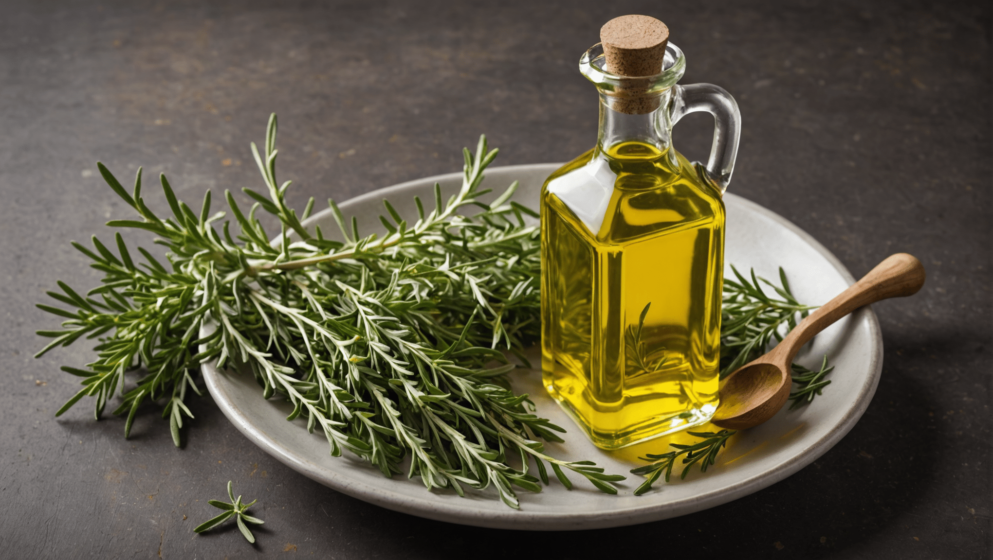 Wormwood Infused Olive Oil: A versatile cooking and salad dressing oil infused with the earthy flavor of Wormwood.