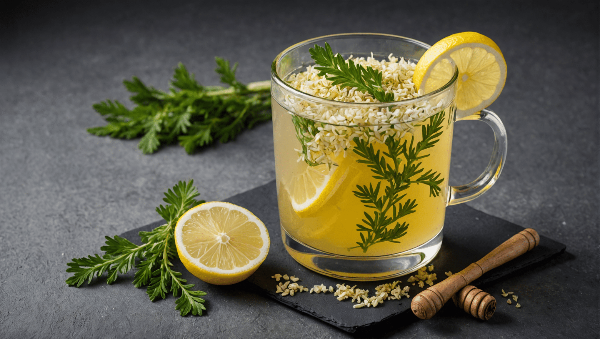 Yarrow, Lemon and Ginger Infusion Recipe