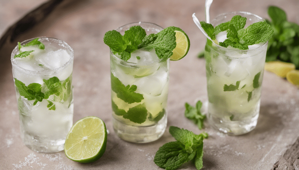 Yarrow and Mint Mojito: A refreshing cocktail featuring fresh yarrow and mint.