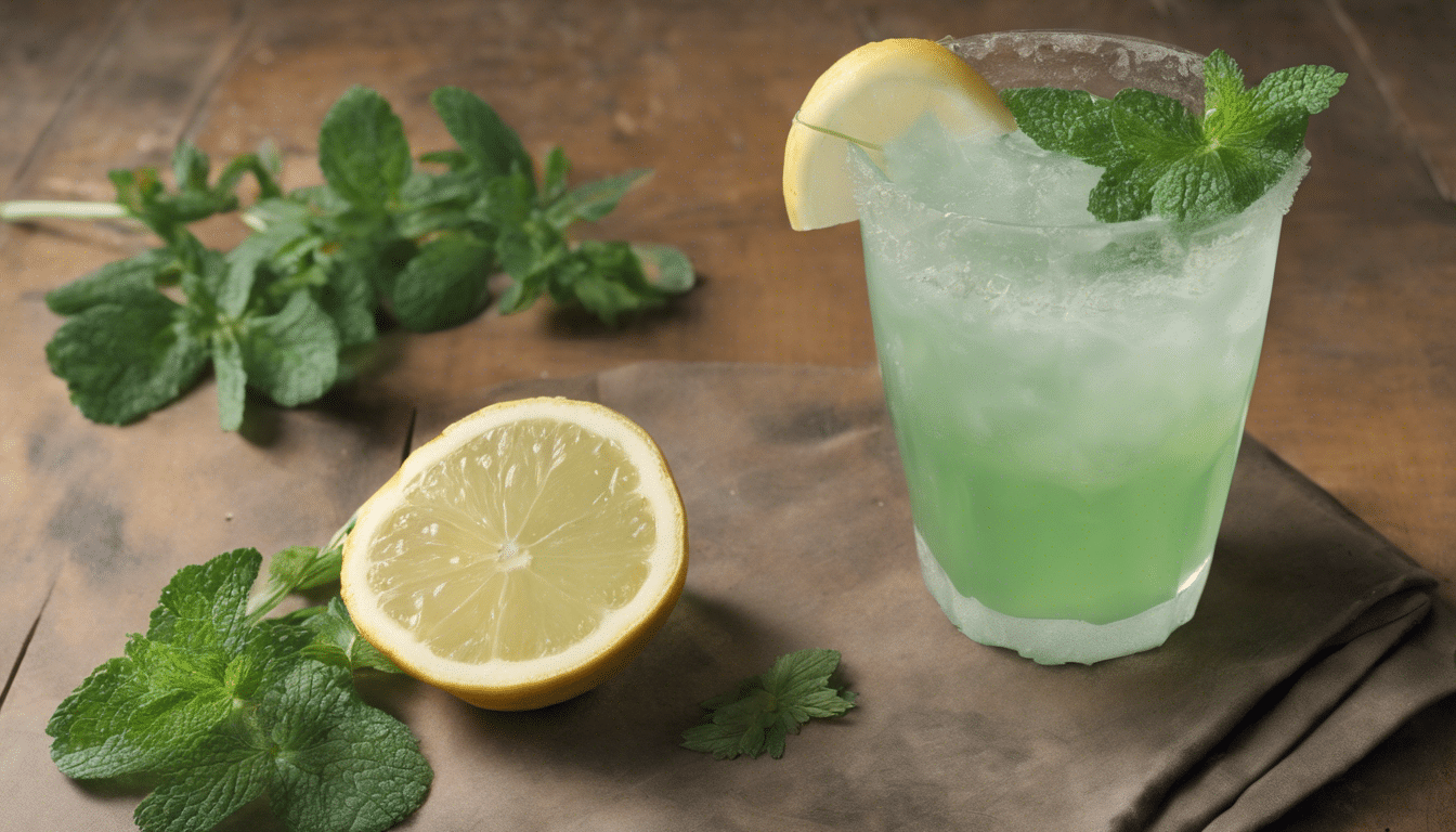 Yarrow and Mint Refreshing Drink
