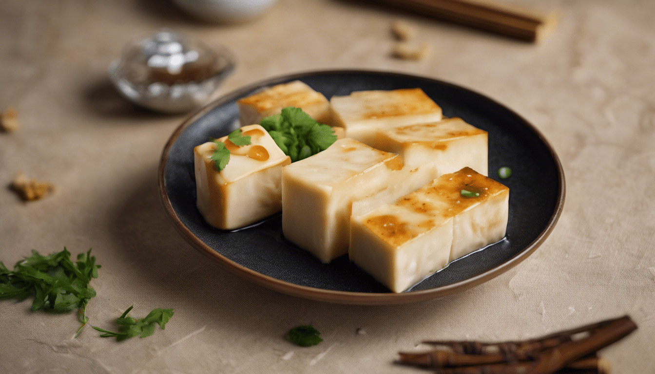 Yuzu Tofu, a delightful fruit-based dessert