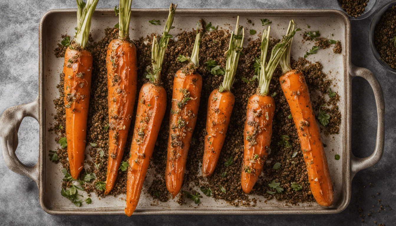 Za'atar Spice Roasted Carrots
