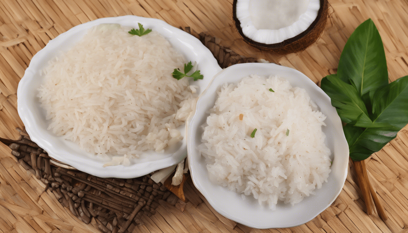 Zedoary and Coconut Rice