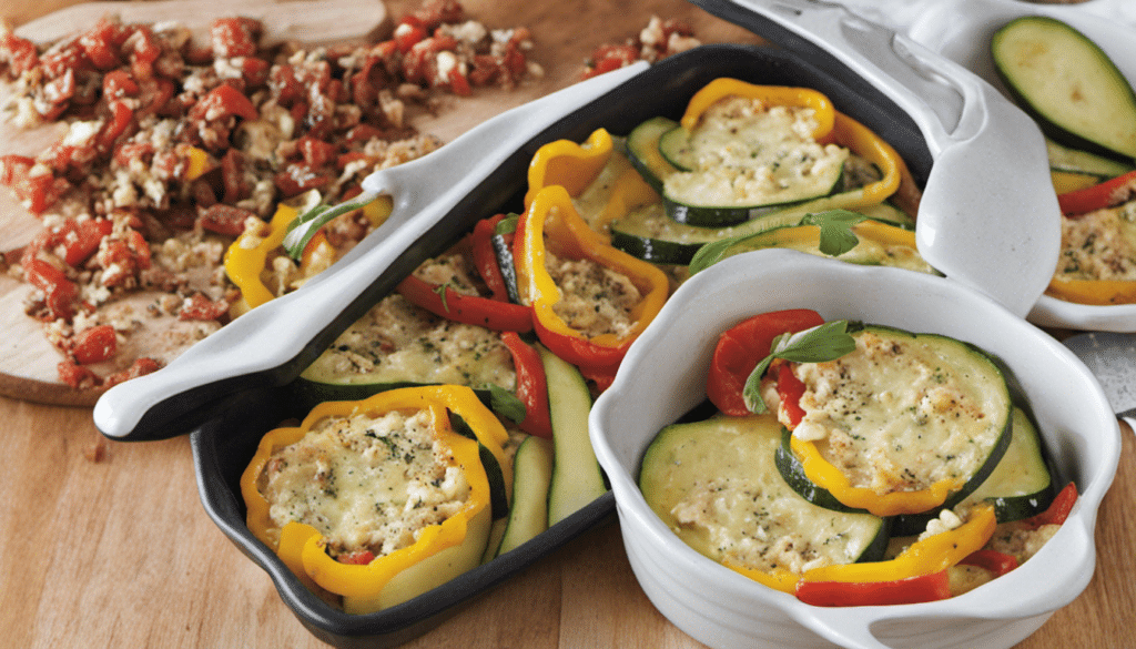Zucchini and Bell Pepper Tian